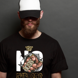 "No Excuses – Boss Mode Tee"