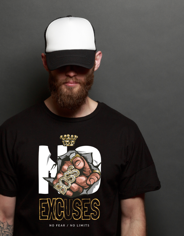 "No Excuses – Boss Mode Tee"