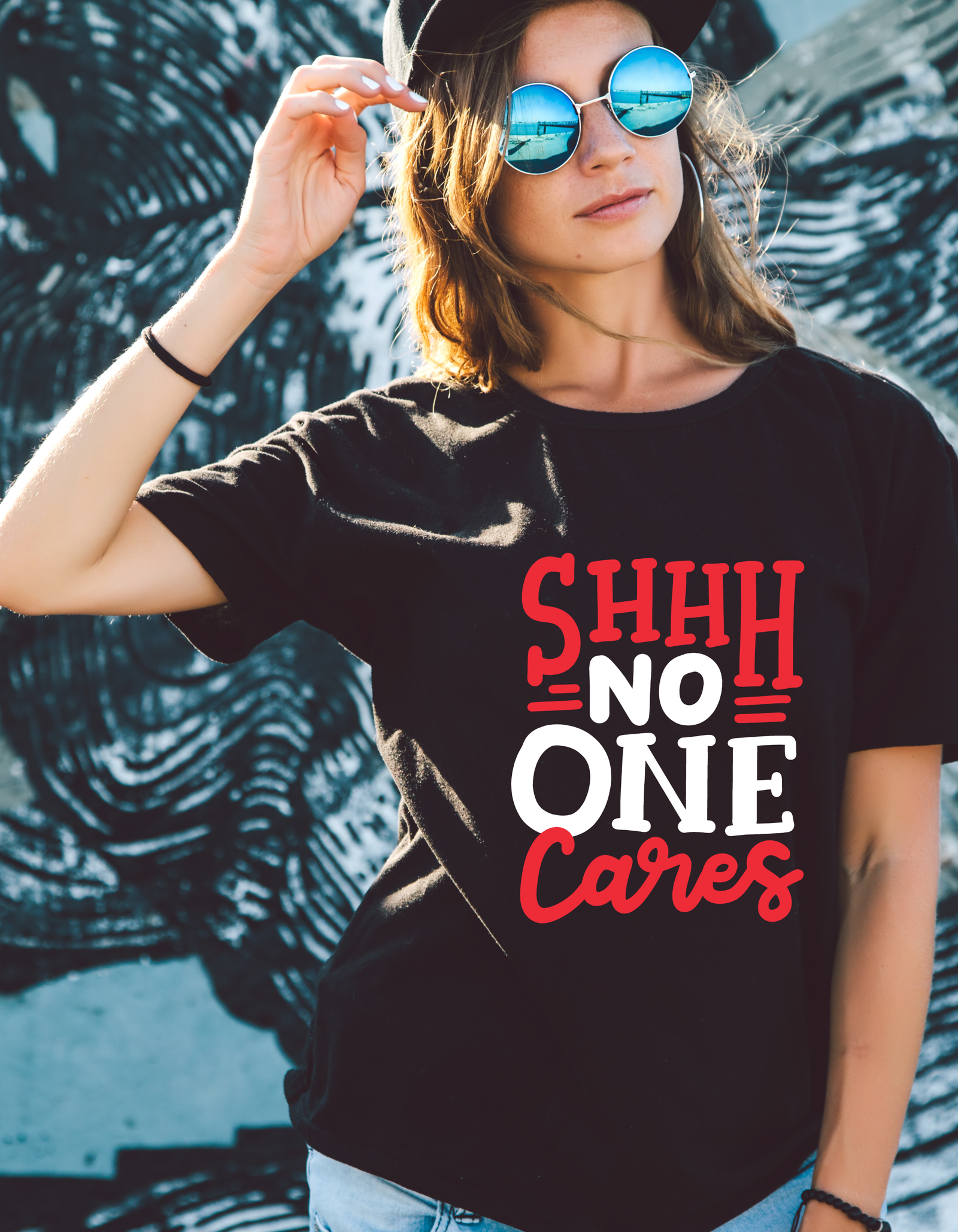 "Shhh... No One Cares" Savage Mode Tee