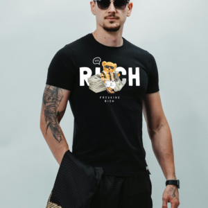 "Freaking Rich" Luxury Bear Tee