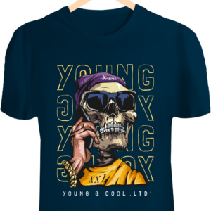 "Young & Cool Forever" Streetwear Tee