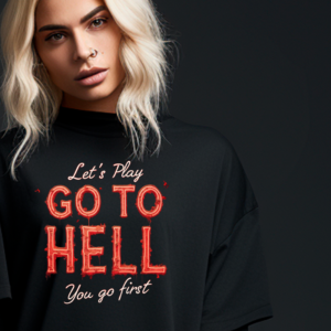 "Let's Play - You go first" - Women T-Shirt