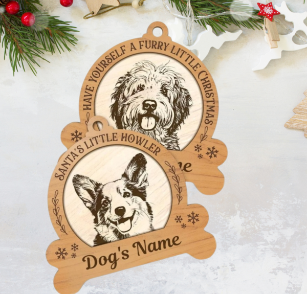 Personalized Dog Christmas Ornament | 50+ Breeds